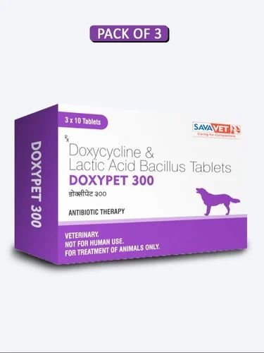300mg Doxypet Doxycycline Lactic Acid Bacillus Tablets