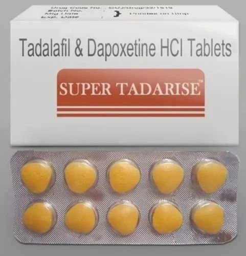 Tadalafil + Dapoxetine 80mg Super Tadarise Tablet