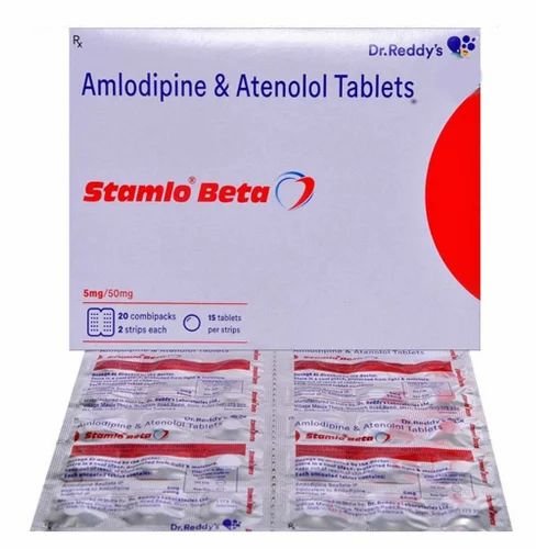Amlodipine 5mg Atenolol 50mg Stamlo Beta Tablets