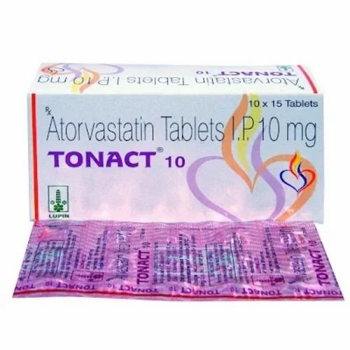 Atorvastatin 10mg Tonact 10 Tablet