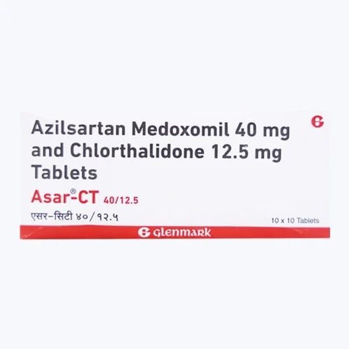 Azilsartan Medoxomil 40mg + Chlorthalidone 12.5mg Tablet