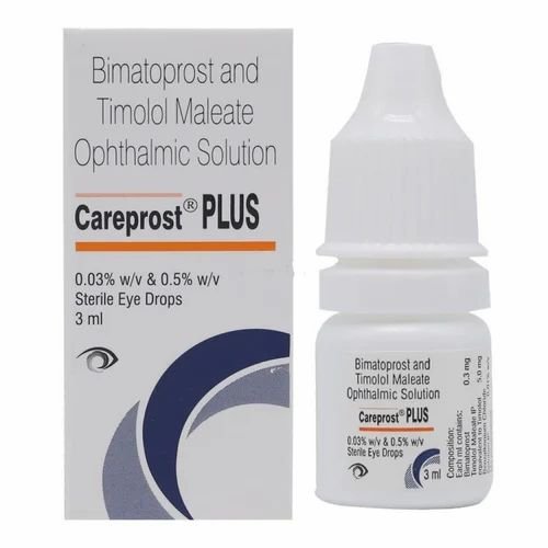 Bimatoprost 0.3mg/ml + Timolol 5mg/ml Careprost Plus Eye Drops