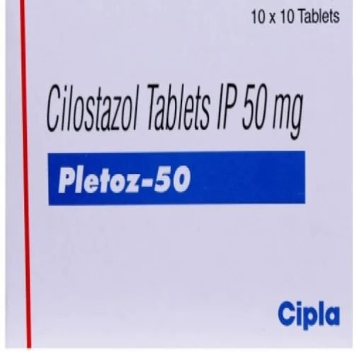 Cilostazol 50mg Pletoz-50 Tab