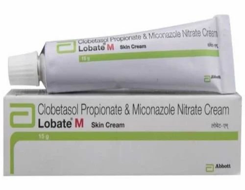 Clobetasol 0.05% w/w+Miconazole 2% w/w Lobate M Cream