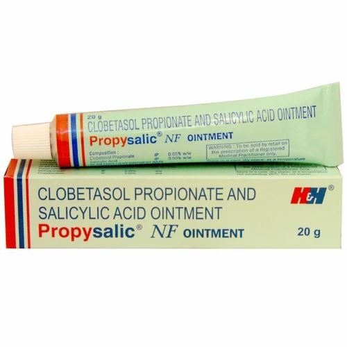 Clobetasol 0.05%w/w+ Salicylic Acid 3.5%w/w Propysalic NF Ointment