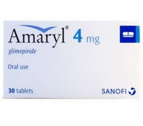 Glimepiride 4 Mg Amaryl 4mg Tablet