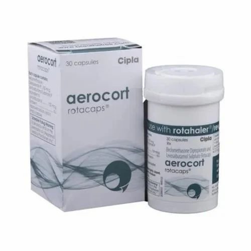 Levosalbutamol 100mcg+Beclometasone 100mcg Aerocort Rotacap