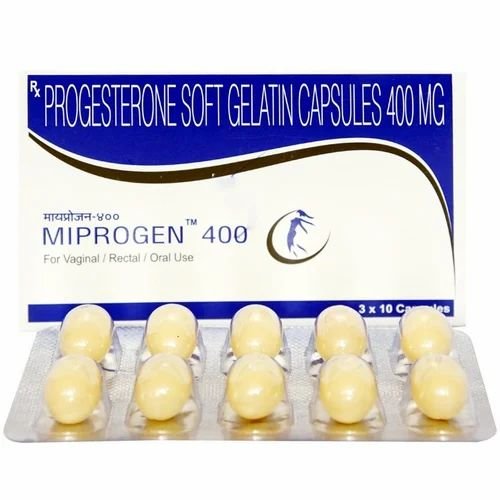 Progesterone 400mg Miprogen 400 Capsule