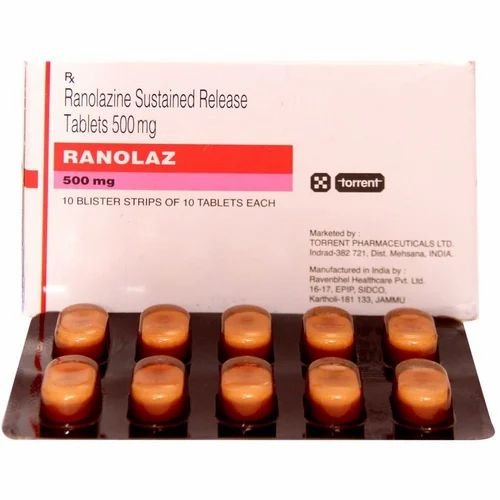 Ranolazine 500Mg Ranolaz 500 Tablet