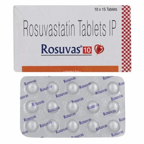 Rosuvastatin 10mg Rosuvas 10 Tablet