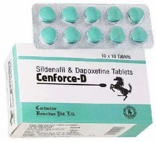 SILDENAFIL 100mg + DAPOXETINE 60mg Cenforce D TABLETS
