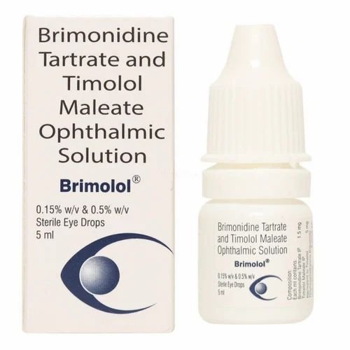 Timolol 5mg+ Brimonidine 1.5mg Brimolol Eye Drops