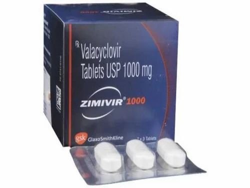Valacyclovir 1000mg Zimivir Tablet