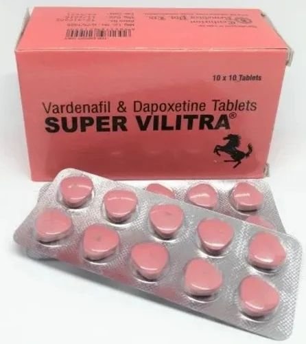Vardenafil 20mg + Dapoxetine 60mg Super Vilitra Tablet